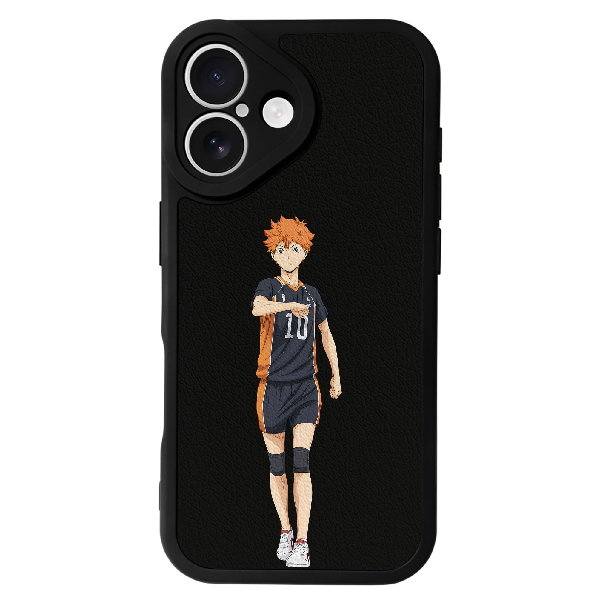 （画像用） ハイキュー!! Haikyu!! 【iPhone 16シリーズ対応】シリコンスマホケース（レザー調） 材質：シリコン